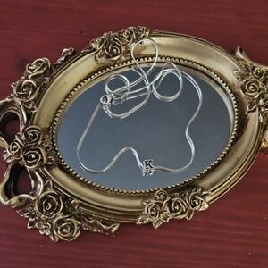 Sterling Silver Initial K Pendant Necklace